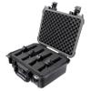 Eylar Hard Gun Case Water & Shock Proof With Foam TSA Approved 13.37 Inch 11.62 Inch 6 Inch Black (Black) view 2