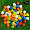 Crestgolf Plastic 50pcs Colored Golf Training Balls  Airflow Hollow 40mm Golf Balls for Driving Range, Swing Practice, Home Use,Pet Play. view 2