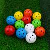 Crestgolf Plastic 50pcs Colored Golf Training Balls  Airflow Hollow 40mm Golf Balls for Driving Range, Swing Practice, Home Use,Pet Play. view 3