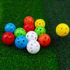 Crestgolf Plastic 50pcs Colored Golf Training Balls  Airflow Hollow 40mm Golf Balls for Driving Range, Swing Practice, Home Use,Pet Play. view 4