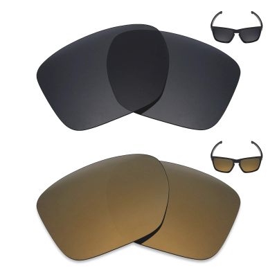 Mryok 2 Pair Polarized Replacement Lenses for Oakley Sliver XL Sunglass - Options