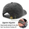 LOKIDVE Embroidered Volleyball Mom Hat Distressed Cotton Baseball Cap for Women Black view 3