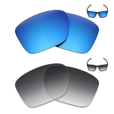 Mryok 2 Pair Polarized Replacement Lenses for Oakley Sliver XL Sunglass - Options