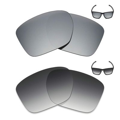Mryok 2 Pair Polarized Replacement Lenses for Oakley Sliver XL Sunglass - Options