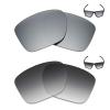Mryok 2 Pair Polarized Replacement Lenses for Oakley Sliver XL Sunglass - Options view 1