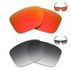 Mryok 2 Pair Polarized Replacement Lenses for Oakley Sliver XL Sunglass - Options view 1