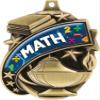 Math Medals - 1 1/2" Gold Mathematics Medal, Great Academic Awards with Custom Engraving 20 Pack view 3
