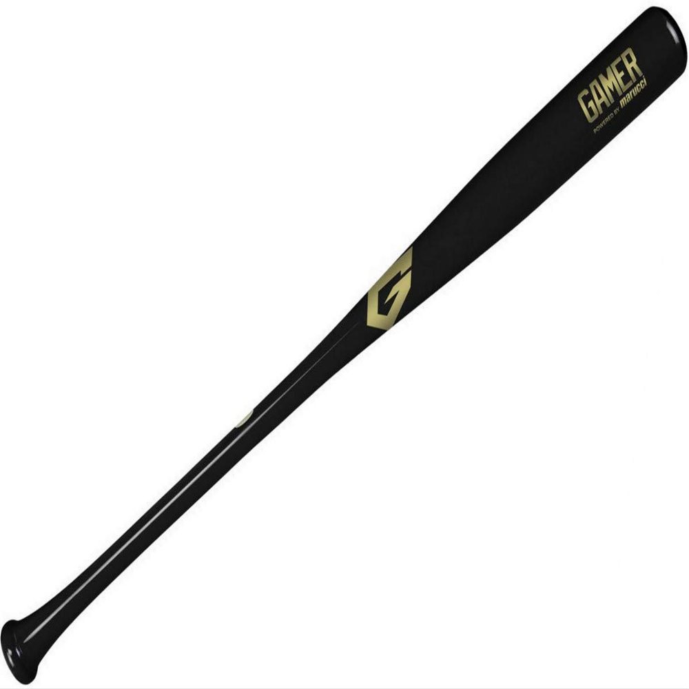 Gamer - Powered By Marucci, Maple Baseball Bat, Black, 34"