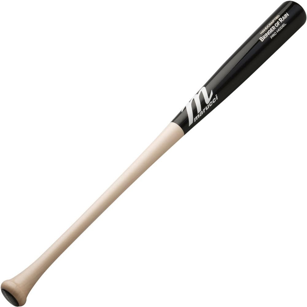 Marucci Josh Donaldson BRINGER OF RAIN Pro Model Maple Wood Baseball Bat, Natural/Black, 31"