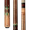 Pure X 58" 2-Piece North American Hard Maple Billiard Pool Cue Stick, Walnut, 19oz view 1