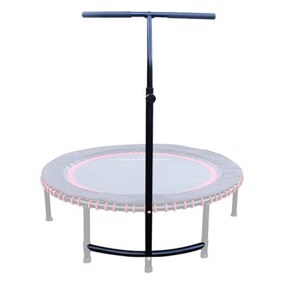 Leaps & ReBounds: Adjustable Stabilizer Bar - Fits All L&R Fitness Trampolines - Grippable & Cushy Foam Handles - Easy Assembly, Slips Over Existing Legs - Trampoline Sold Separately