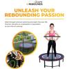 Leaps & ReBounds: Adjustable Stabilizer Bar - Fits All L&R Fitness Trampolines - Grippable & Cushy Foam Handles - Easy Assembly, Slips Over Existing Legs - Trampoline Sold Separately view 4