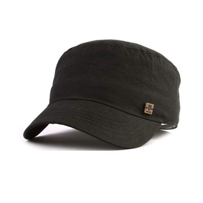 Cadet Cap Original Military Adjustable Style Vintage Hat MAAC0400 (Black)