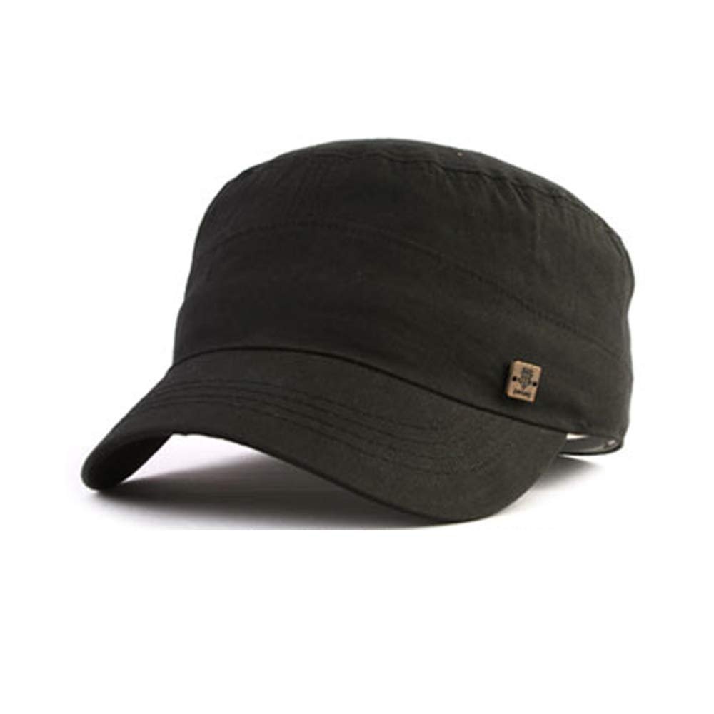 Cadet Cap Original Military Adjustable Style Vintage Hat MAAC0400 (Black)