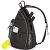 Athletico Sling Bag - Crossbody Backpack for Pickleball, Tennis, Racketball, and Travel for Men and Women (Black) view 1