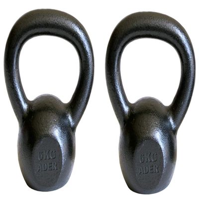 Ader Sporting Goods 6kg (13lb) Premier Kettlebell Set (2pcs)