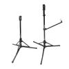 ZSHJGJR Archery Automatic Foldable Bow Stand Recurve Bow Holder Portable Collapsible 3D Bow Stand Bracket Rack (Short Black) view 1