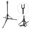ZSHJGJR Archery Automatic Foldable Bow Stand Recurve Bow Holder Portable Collapsible 3D Bow Stand Bracket Rack (Short Black) view 2