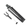 ZSHJGJR Archery Automatic Foldable Bow Stand Recurve Bow Holder Portable Collapsible 3D Bow Stand Bracket Rack (Short Black) view 3