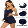 Avidlove Women Pajamas Set Lace Cami Top and Shorts Set Sleeveless Sleepwear Summer Pjs (Blue,M) view 4