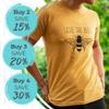 Funny Shirts, May Your Coffee Be Stronger Than Your Toddler, Graphic Tees Men, Funny T Shirt, T Shirts for Men, Stonewash Blue or Sage (S, Stonewash Blue) view 3