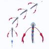Squidnation Long Tail Flippy Floppy Thing Fishing Daisy Chain Tuna & Marlin Magnet (716) view 1
