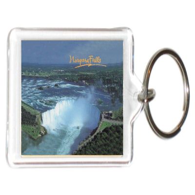 Canada Canadian Ontario ON Acrylic KeyChains KeyRings Holders (12 Piece, Style: Niagara Falls #D1)