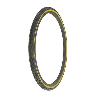 Alta Bicycle Tire Duro 24" x 1 3/8" Bike Tire Cross Ranger Tread, Multiple Colors (Black/Gum Wall)