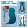 N NEVO RHINO Internal Frame Hiking Backpack 50/60/65/70/80L, Mountain Climbing Camping Backpack Daypack Waterproof Rain Cover view 2