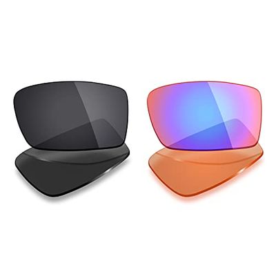 Mryok 2 Pair Polarized Replacement Lenses for Oakley X Squared Sunglass - Options