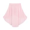 Freebily Kids Girls Ballet Dance Collection Circular Pull-On Wrap Skirt Classic Chiffon Skating Over Scarf Tutu Skirts Pink High-Low 10-12 view 2