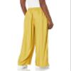 Angie Women's Twill Pants with Faux Button Front, golden palm, SMALL view 2