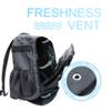 ZOEA Baseball Bat Bag Backpack, T-Ball & Softball Equipment & Gear for Youth and Adults | Large Capacity Holds 4 Bats, Helmet, Glove, Shoes | Shoe Compartment & Fence Hook & Helmet Holder Black view 4