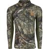 Drake Waterfowl Men's Performance 1/4 Zip with Agion Active XL Long Sleeve Hunting Pullover, Mossy Oak Bottomland, Medium view 3