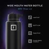 IRON FLASK Camping & Hiking Hydration Flask with Straw, Wide Mouth Insulated Stainless Steel Sports Water Bottle - 32 oz Graphite view 2