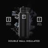 IRON FLASK Camping & Hiking Hydration Flask with Straw, Wide Mouth Insulated Stainless Steel Sports Water Bottle - 32 oz Graphite view 4