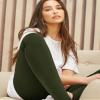 GAYHAY High Waist Yoga Pants with Pockets, Leggings for Women Tummy Control Compression Workout Leggings for Women Olive view 2