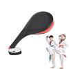 Taekwondo Kick Pads, Kickboxing Striking Target Pads for Martial Arts Training - Kicking Equipment for Karate Sparring Gear, Dojo Use, Kids Version (Black) view 1