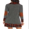 Alaster Queen Women's Long Sleeve Fall Dresses 2025 Trendy Casual Winter Sweater Tunic Dress Cute Dark Grey Short Mini Dress for Women view 2