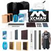 XCMAN Complete Ski Snowboard Tuning and Waxing Kit with Waxing Iron, Ski Wax, Waxing BrushEdge TunerWaxing ScraperPTEX view 1
