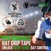 VukGripz Legacy White Baseball Bat Grip Tape - Non-Sticky, Friction-Based, Moisture-Wicking Softball Bat Tape Grip, Non-Slip, Reusable, Boosts Speed & Control, Durable Grippy Wrap, Made in USA view 4