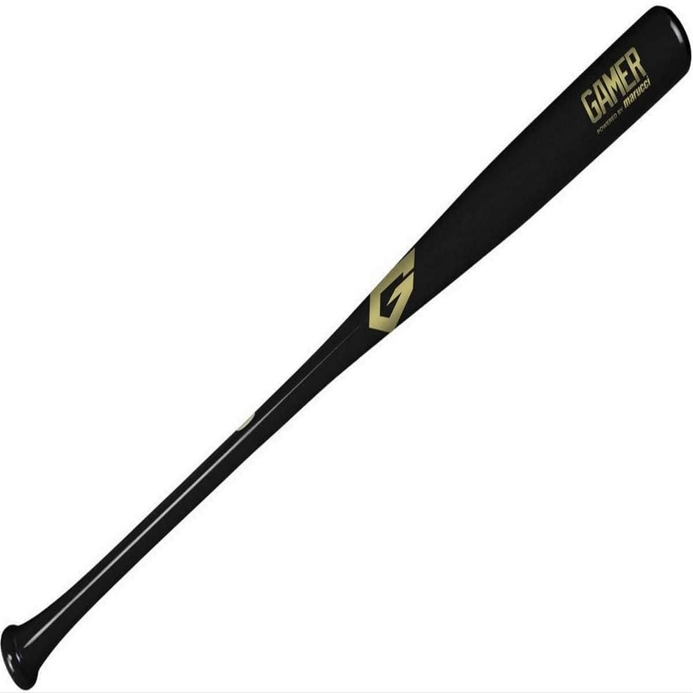 Gamer - Powered By Marucci, Maple Baseball Bat, Black, 31"