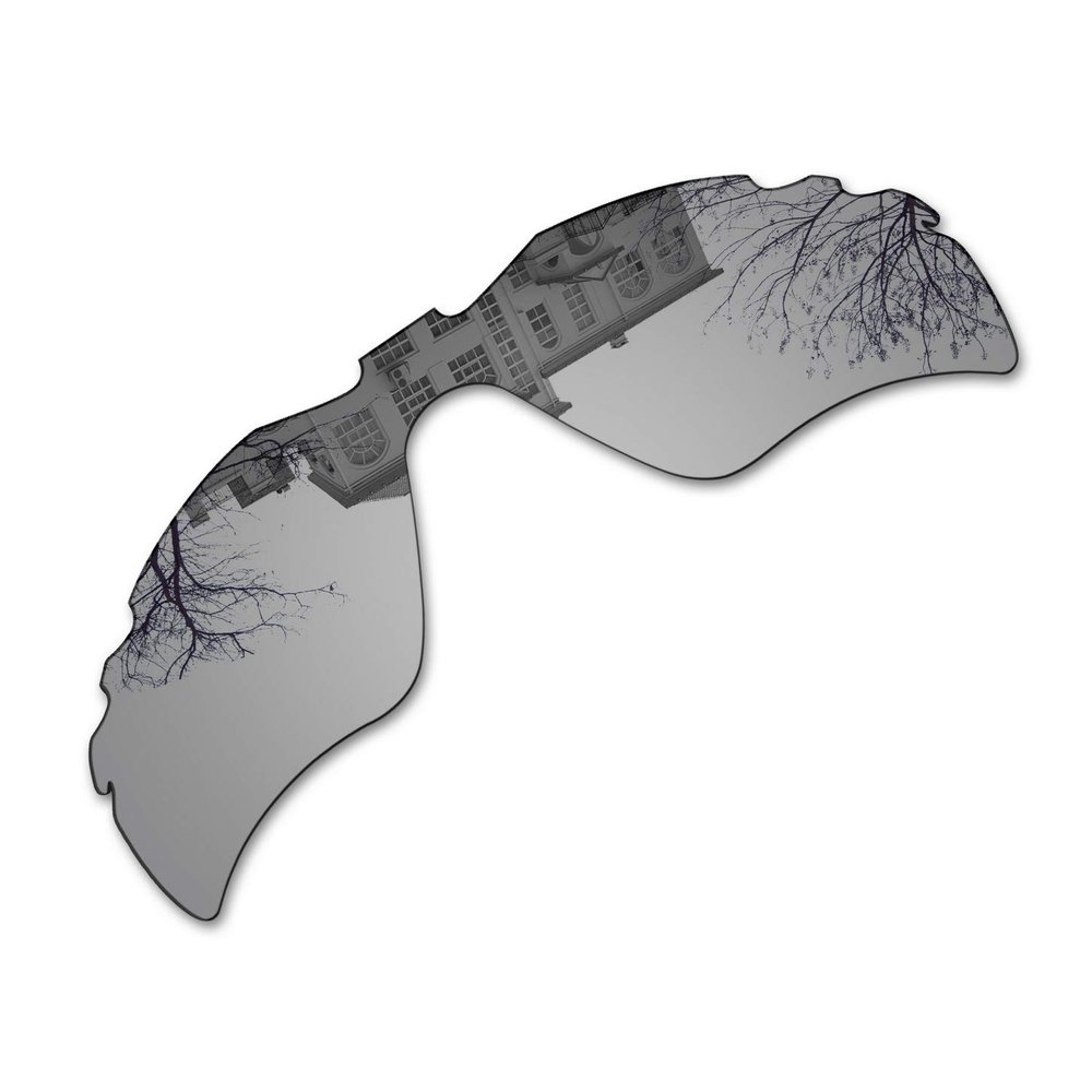 Millersawp Radar Path Vented Replacement Lenses Compatible with Oakley Sunglass-Silver Iridium