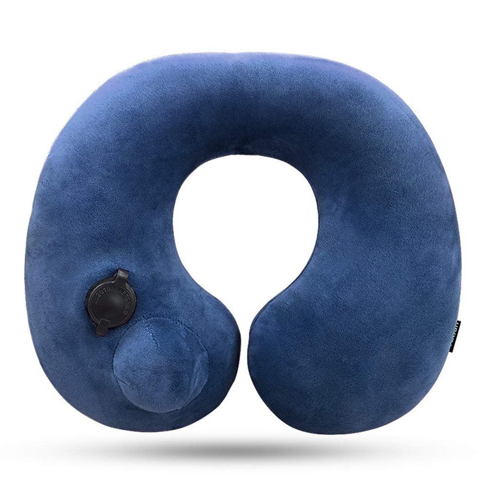 JLFTF Ultralight Inflatable Travel Pillow Compact, Comfortable, Ergonomic Inflatable Pillow for Neck and Lumbar Support for Camping, Hiking, Backpacking Camping Trip