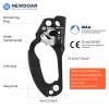 NewDoar Left Hand Ascender Rock Climbing Tree Arborist Rappelling Gear Equipment CE Certified Rope Clamp for 8~13MM Rope(Left Hand Black) view 2