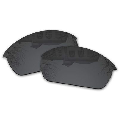 Millersawp Flak Jacket Replacement Lenses Compatible with Oakley Sunglass-Stealth Black