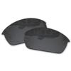 Millersawp Flak Jacket Replacement Lenses Compatible with Oakley Sunglass-Stealth Black view 1