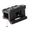 HIGOO Tatical Picatinny Riser Mount, 1" High Profile Rail Mount for Micro Reflex Sight Red Dot Scope view 4