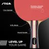 STIGA Performance 2 Player Ping Pong Set  2 Table Tennis Rackets, 3  3 Star Orange Balls Included view 4