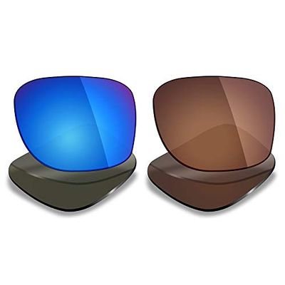 Mryok 2 Pair Polarized Replacement Lenses for Oakley LBD Sunglass - Options